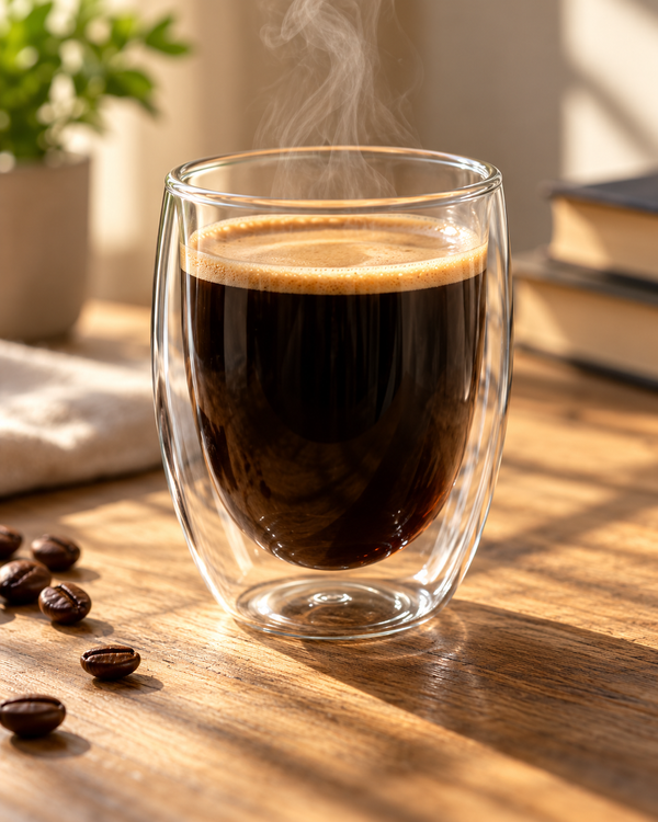 Vaso de vidrio de doble pared 250 ml
