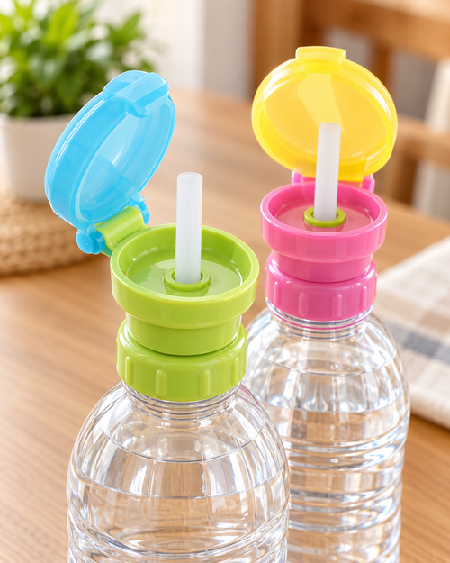 Adaptador con sorbete para botella