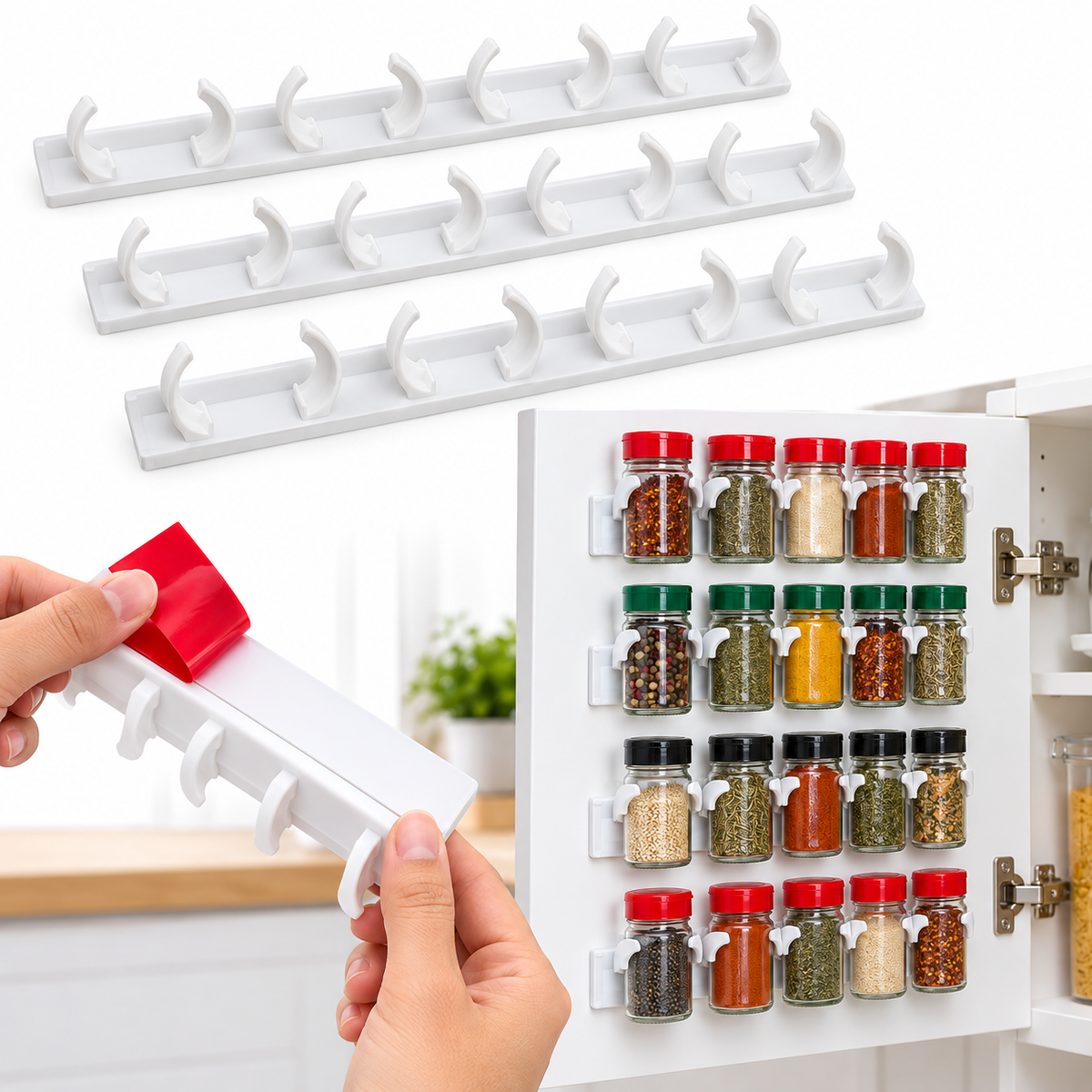 Set de 4 organizadores modulares para condimentos