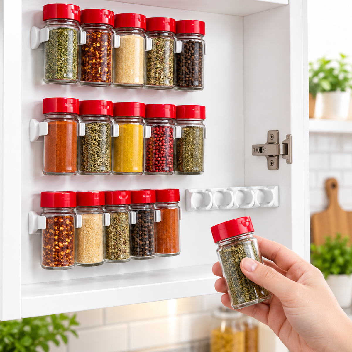 Set de 4 organizadores modulares para condimentos