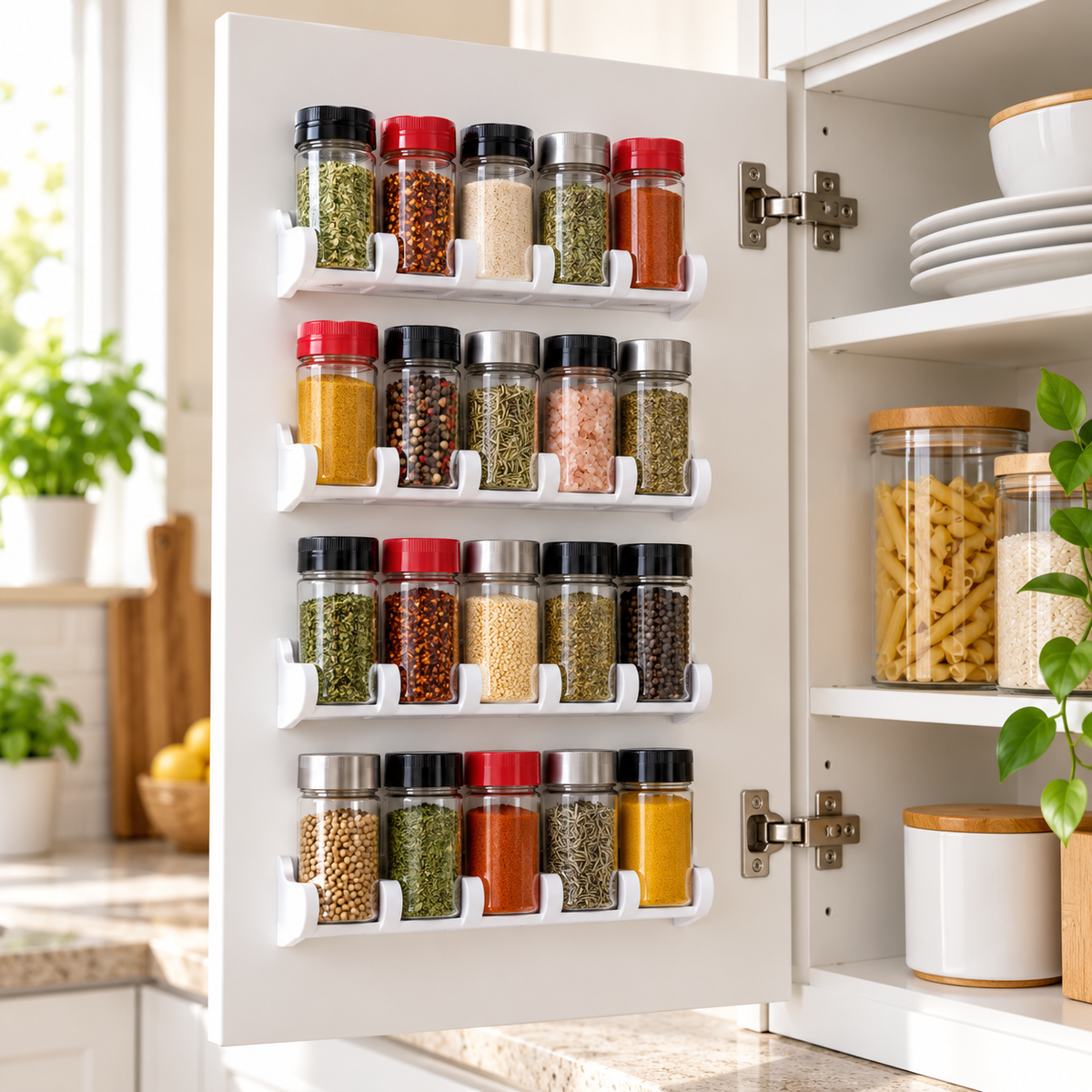 Set de 4 organizadores modulares para condimentos