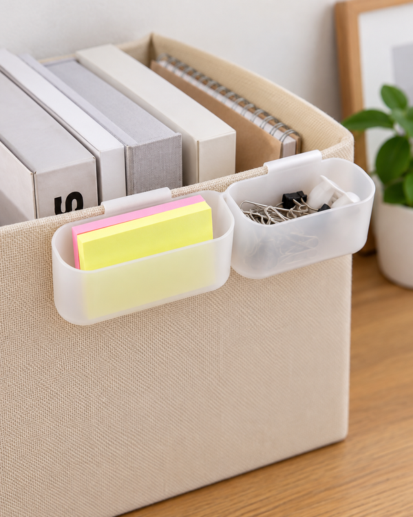 Set de 2 organizadores colgantes para refrigeradora y escritorio