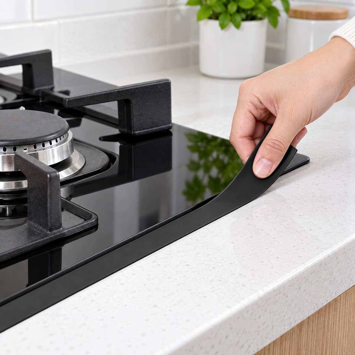 Protector de silicona para ranuras de cocina