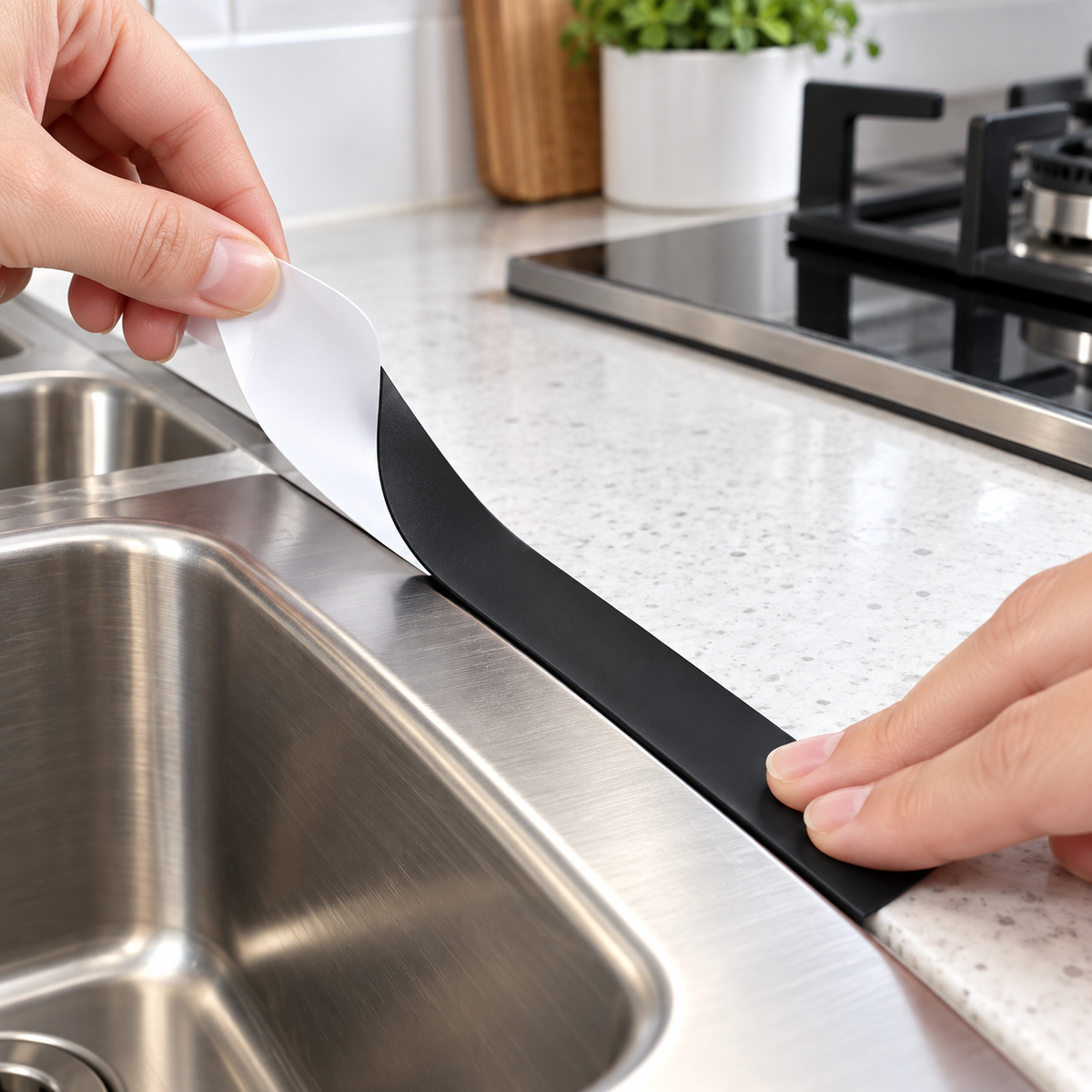 Protector de silicona para ranuras de cocina